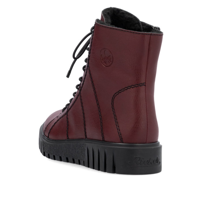 detail Dámské kotníkové boty Rieker Y3420-36 vínové