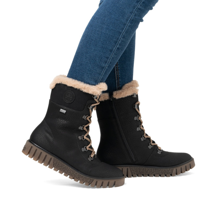 detail Dámské kotníkové boty Rieker Y3424-00 černé