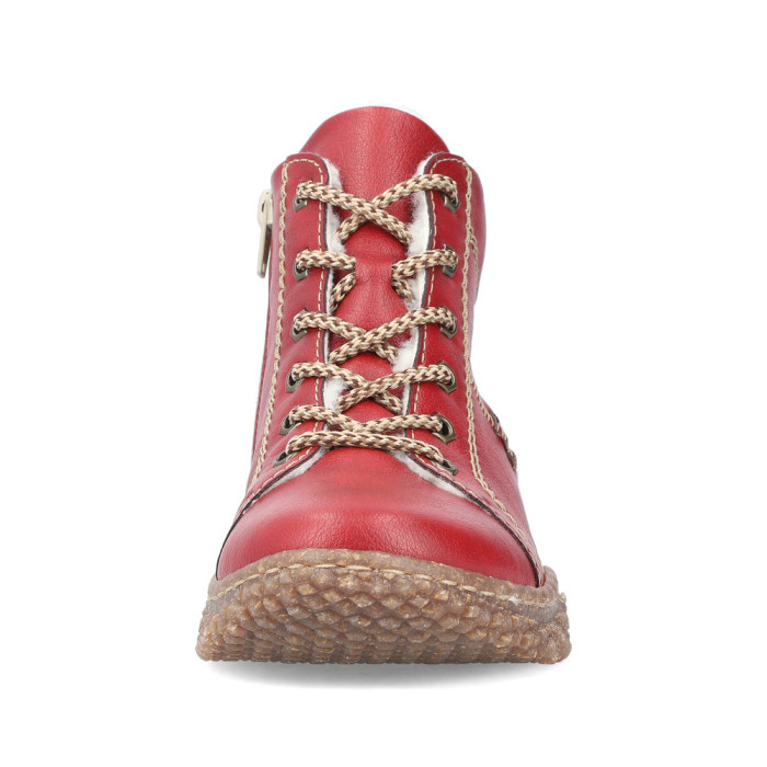 detail Dámské kotníkové boty Rieker Y8412-33 červené