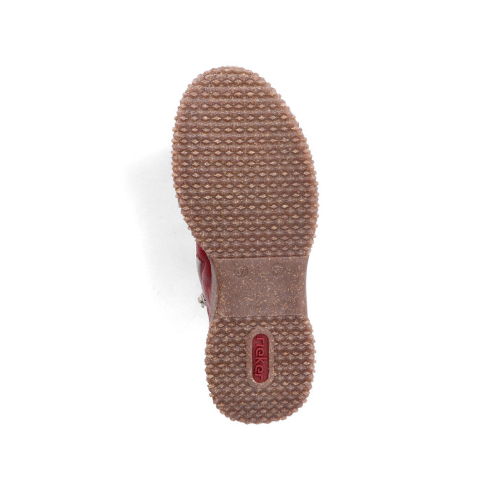 detail Dámské kotníkové boty Rieker Y8412-33 červené