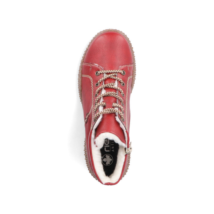 detail Dámské kotníkové boty Rieker Y8412-33 červené