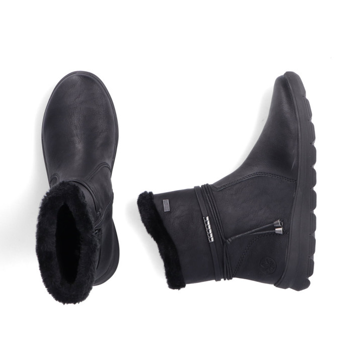 detail Dámské kotníkové boty Rieker Z0070-00 černé