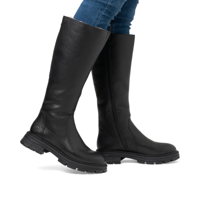 detail Dámské kozačky Rieker Z9856-00 černé