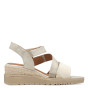 náhled Dámské sandály na klínku Jana 8-28763-44 499 béžové