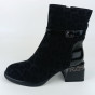 náhled Dámské zimní kotníkové boty na podpatku Ladies AZLW2531 černé