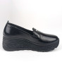 náhled Dámské mokasíny na klínku Guero P075-KS10 03 černé