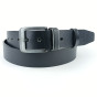 náhled Pánský opasek Jeans - kovový průvlek Pennybelts černý - šířka 38 mm
