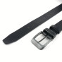 náhled Pánský opasek Jeans - kovový průvlek Pennybelts černý - šířka 38 mm
