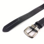 náhled Pánský opasek Jeans - kovový průvlek Pennybelts černý - šířka 38 mm